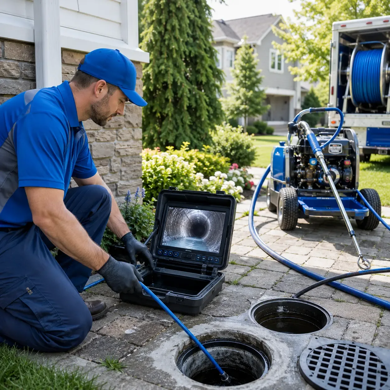 Outdoor drain cleaning professionals serving Crossville, IL